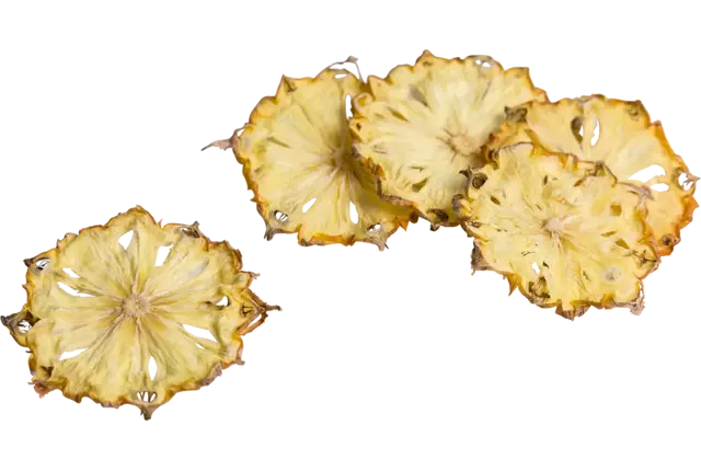 Gedr. baby ananas schijfjes 20-30st kist 15 stuks